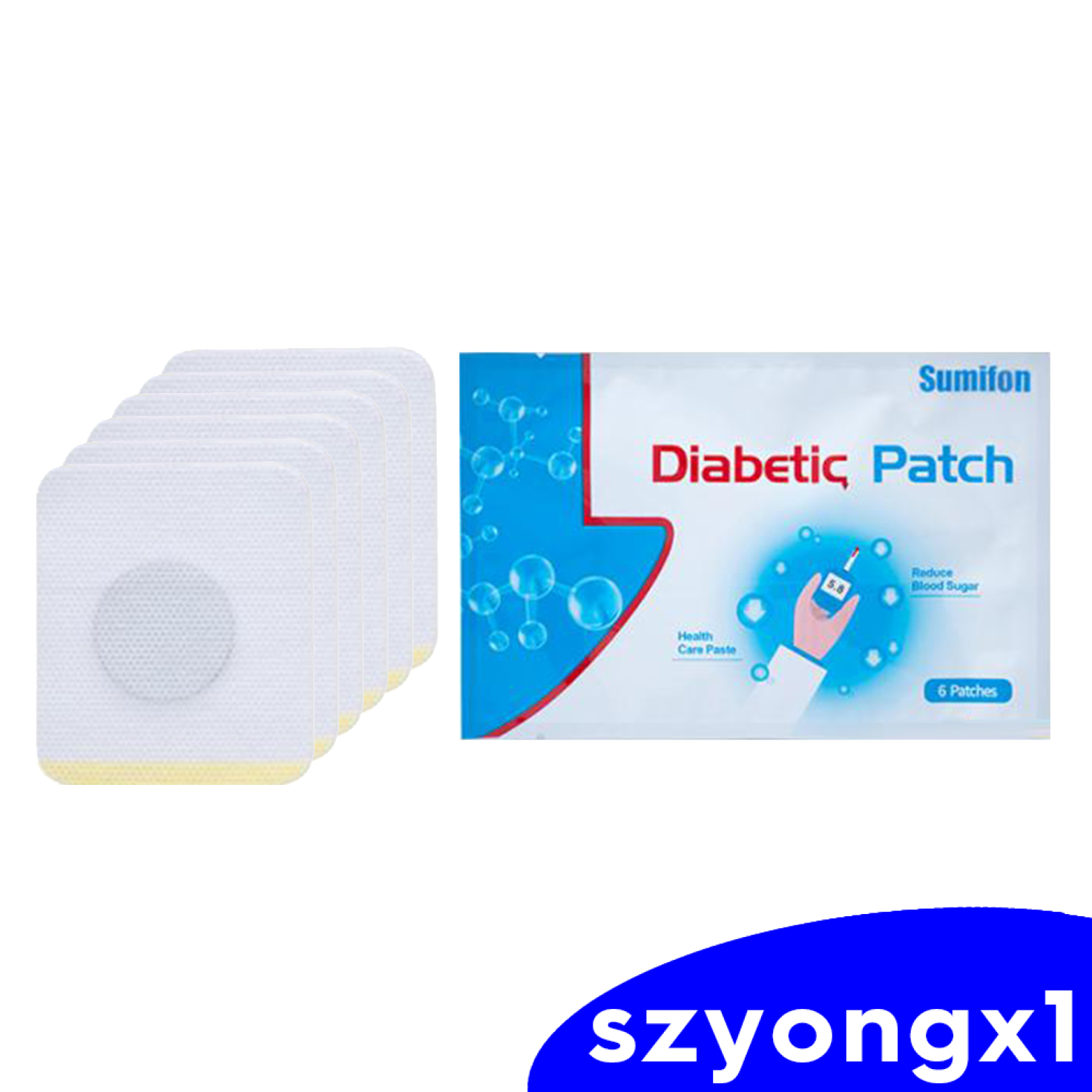 Best sale！ 6 Pcs/1Bag Diabetes Plasters Natural Herbs Diabetic Plaster Diabetes Patch