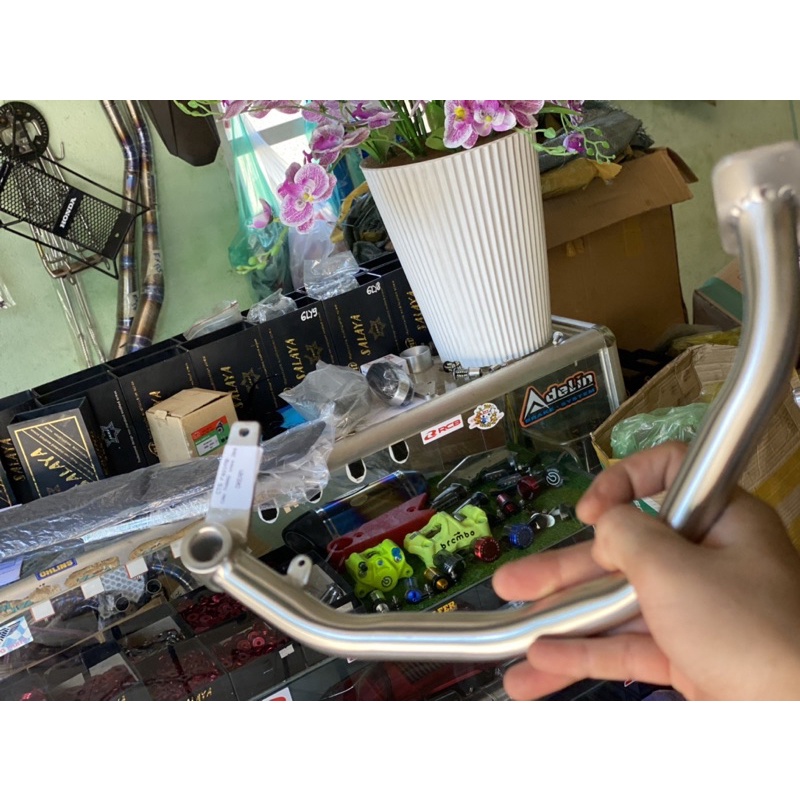 Cần đạp thắng inox 304 cho wave dream future sirius ex150