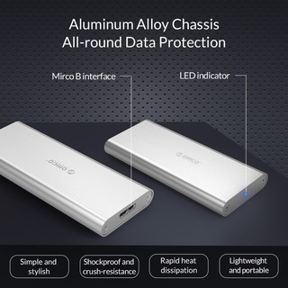 Box chuyển M2 Sata sang USB 3.0 ORICO M2G-U3