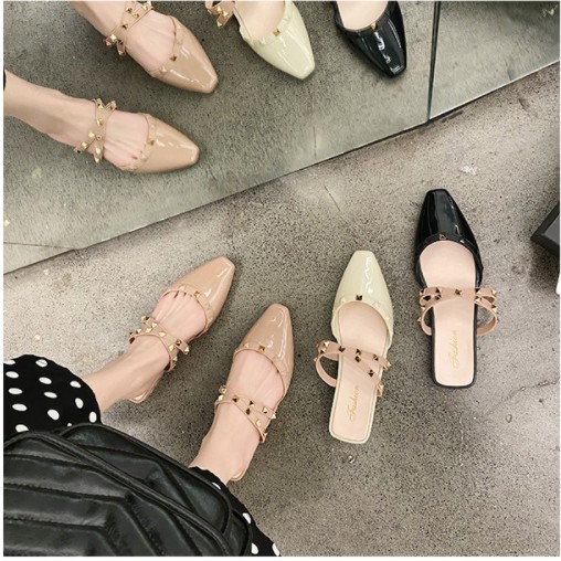 Dép Mũi Nhọn Đính Đá Dành Cho Nữ Phong Cách Trẻ Trung Năng Động | BigBuy360 - bigbuy360.vn