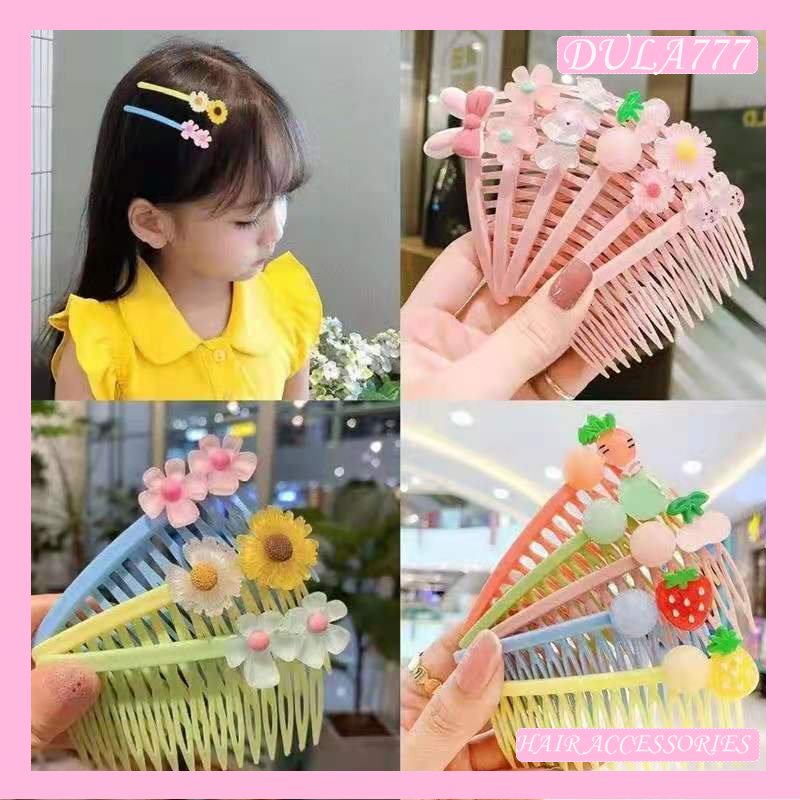 Kẹp Tóc Công Chúa Họa Tiết Hoạt Hình Dễ Thương Cho Bé Gái Ula777