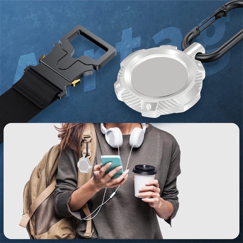 Vỏ Bọc Sợi Carbon Cho Hộp Sạc Tai Nghe Bluetooth Không Dây Airtags