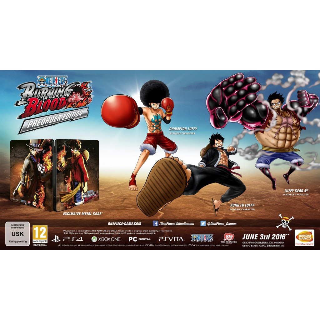 Đĩa Game Ps4 One Piece Burning Blood