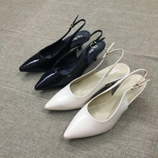 Giầy cao gót kitten slingback hàng xuất Uk