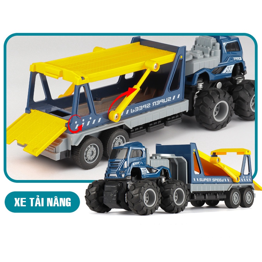 Đồ chơi xe tải cho bé cỡ lớn - Nhiều Mô Hình Xe Ô Tô Các Loại : Xe Ben, Xe Container, Xe Nâng