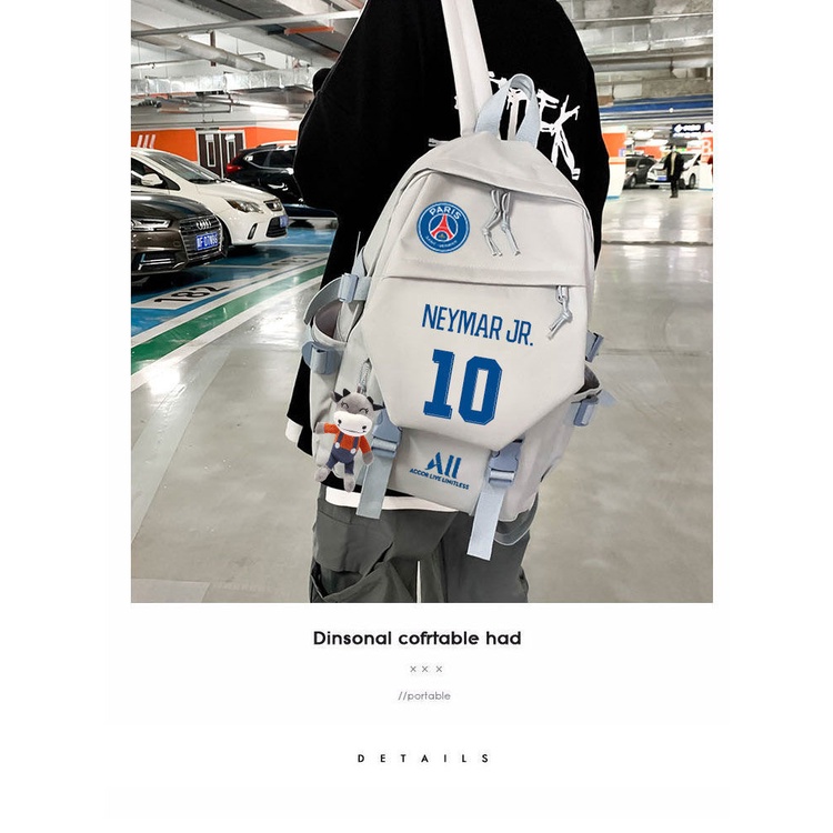 Ba Lô Đi Học Phong Cách Paris Saint-Ril Manchester United Messi Neymar 30 No. Ba Lô Unisex 10-Unisex