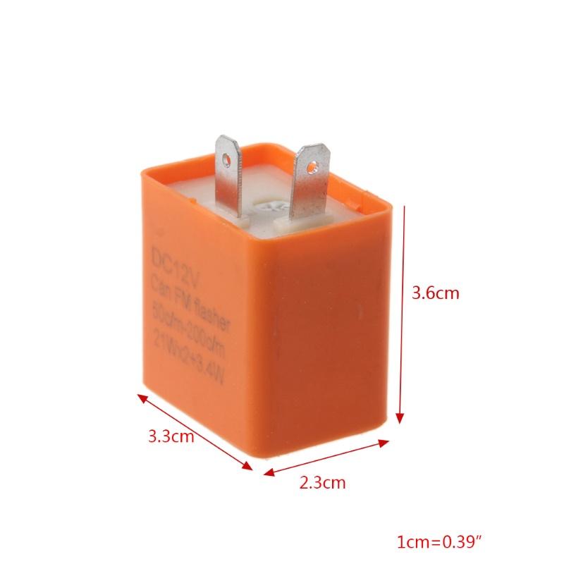 Rơ Le Đèn Led Xi Nhan 12v Với 2 Mối Nối Có Thể Điều Chỉnh Tiện Dụng Cho Xe Máy