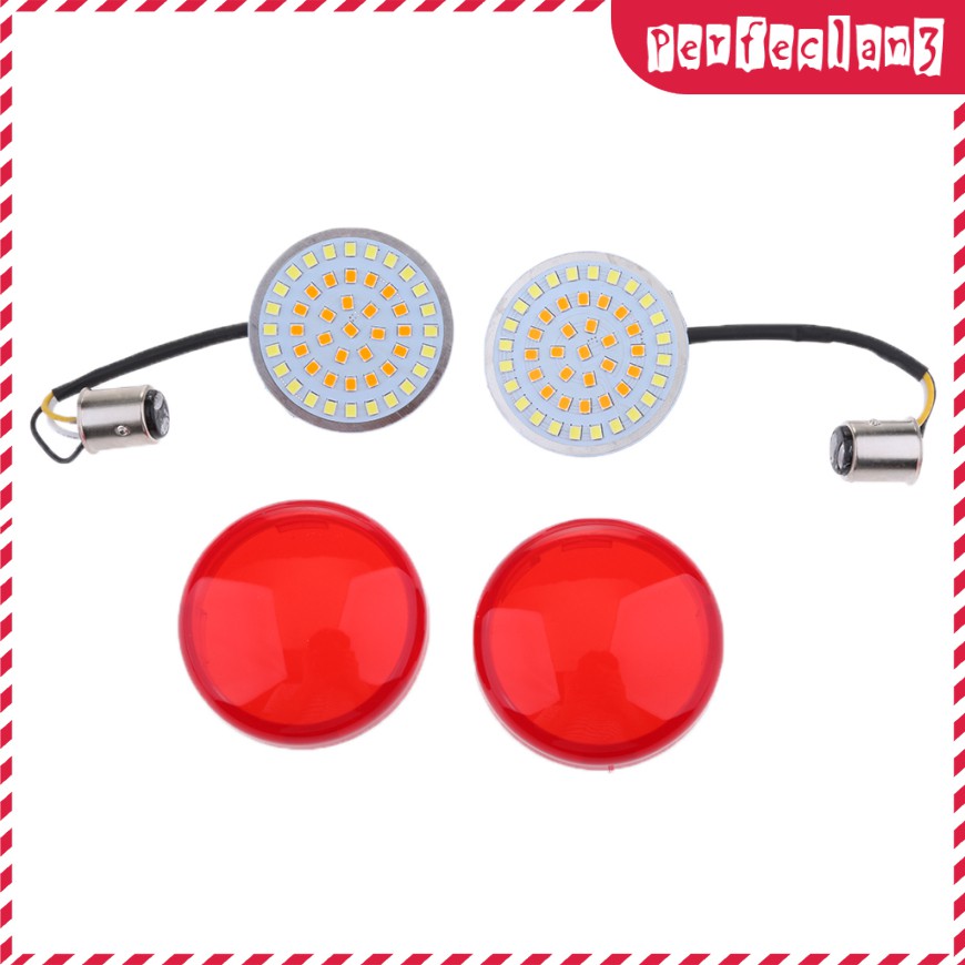 Đèn Led Xi Nhan Màu Hổ Phách Chuyên Dụng Cho Xe Mô Tô Harley