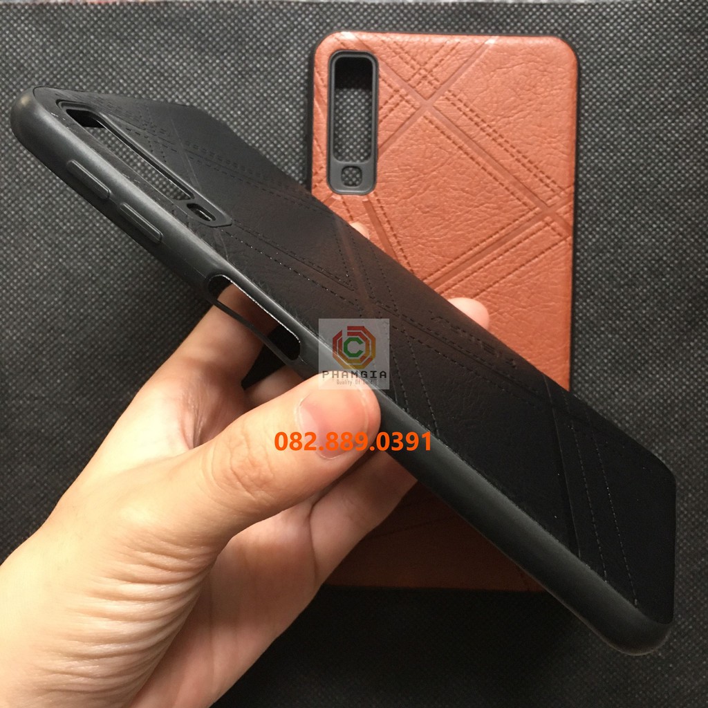 Ốp lưng Samsung Galaxy A7 (2018)/ A750 chất liệu da sang trọng