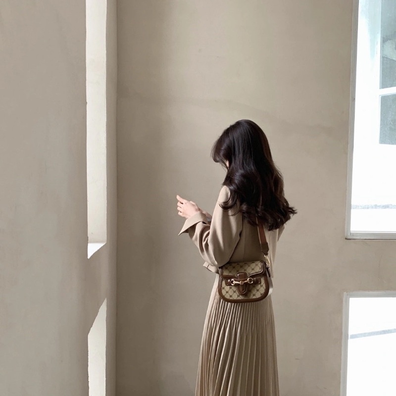 Túi Xách QCCC Màu Nâu Thiết Kế Sang Trọng