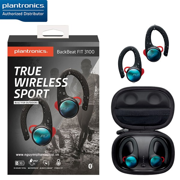 [Mã ELMSBC giảm 8% đơn 300K] Tai Nghe Thể Thao True Wireless Plantronics BackBeat Fit 3100 - Hàng Chính Hãng