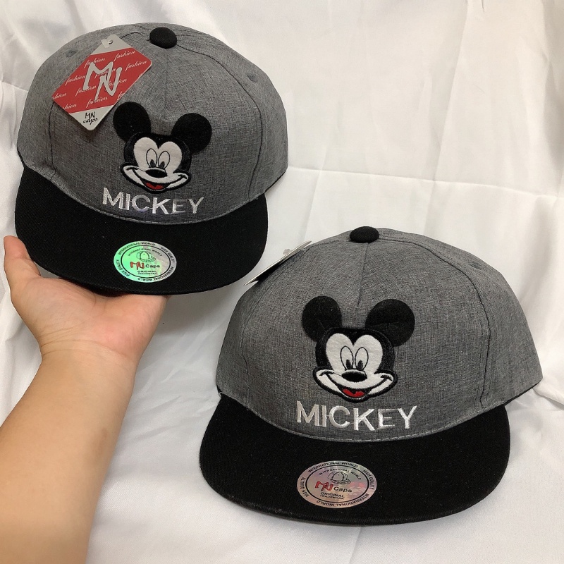 Mũ snapback mũ hiphop cho bé trai phong cách mũ lưỡi trai trẻ em phụ kiện mũ nón MU020