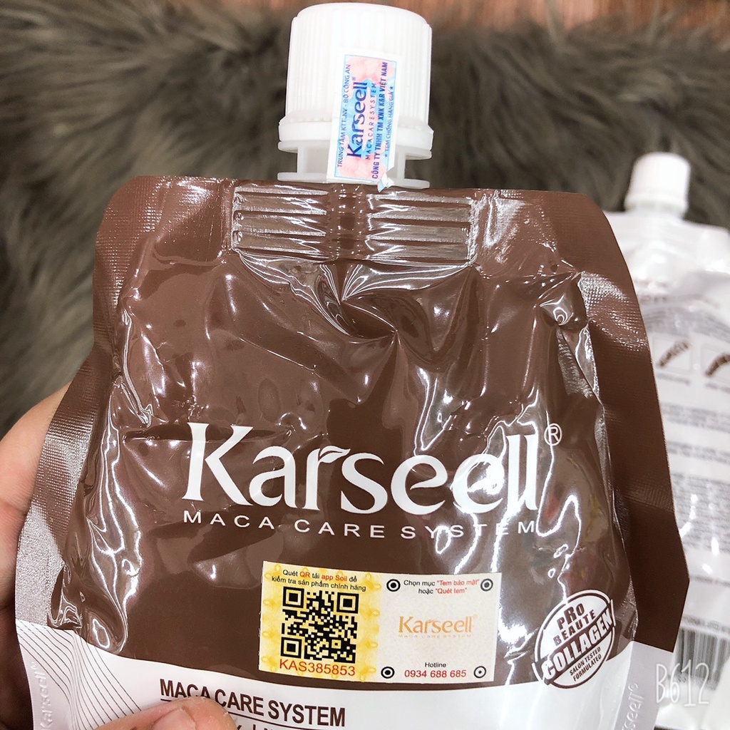 Hấp dầu Collagen phục hồi tóc hư tổn Karseell 500ml