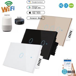 Smart Switch Wall Light WIFI APP Remote Touch Contorl Switch For Alexa/Echo Home Type 120 Xmm