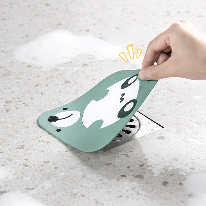 Miếng Lót Cống Thoát Nước Sàn Nhà Tắm Bằng Silicone Chống Mùi Chống Muỗi Chống Mùi Chống Mùi Họa Tiết Hoạt Hình