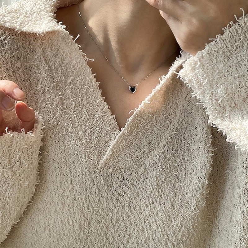 🇰🇷𝐯𝐞𝐥𝐯𝐞𝐭𝐩𝐢𝐧𝐤.𝐚𝐜𝐜 | Dây chuyền trái tim đá phong cách Hàn Quốc