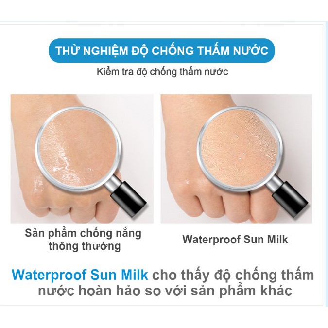 Kem chống nắng Missha Waterproof Sun Milk SPF50+ PA++++ 70ml - mỹ phẩm MINH HÀ cosmetics