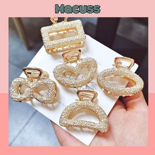 Set 5 kẹp tóc mạ vàng ánh kim - kẹp tóc nữ Hàn Quốc