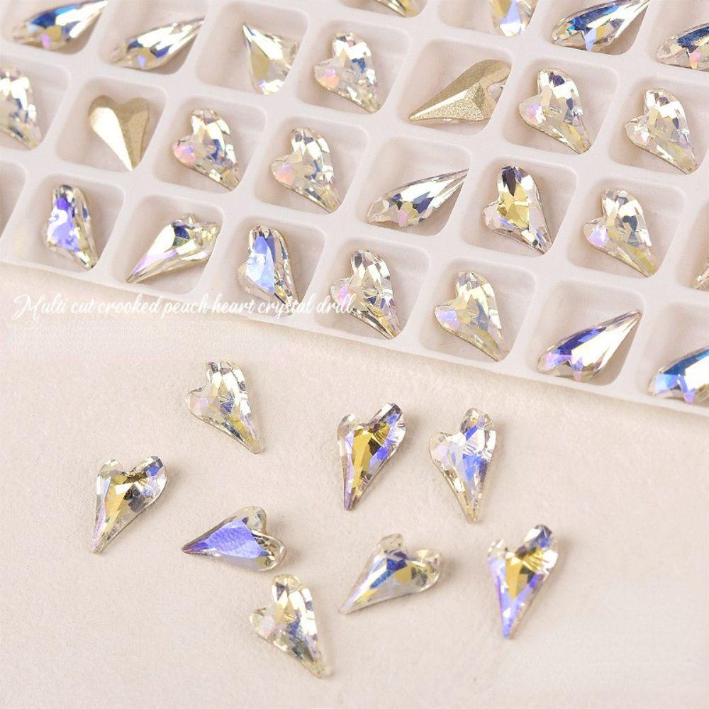 OCEANMAP Crystal Nail Charms Flash Nail Beauty Nail Ornaments Nail Salon DIY Nail Material 3D Nail Charms