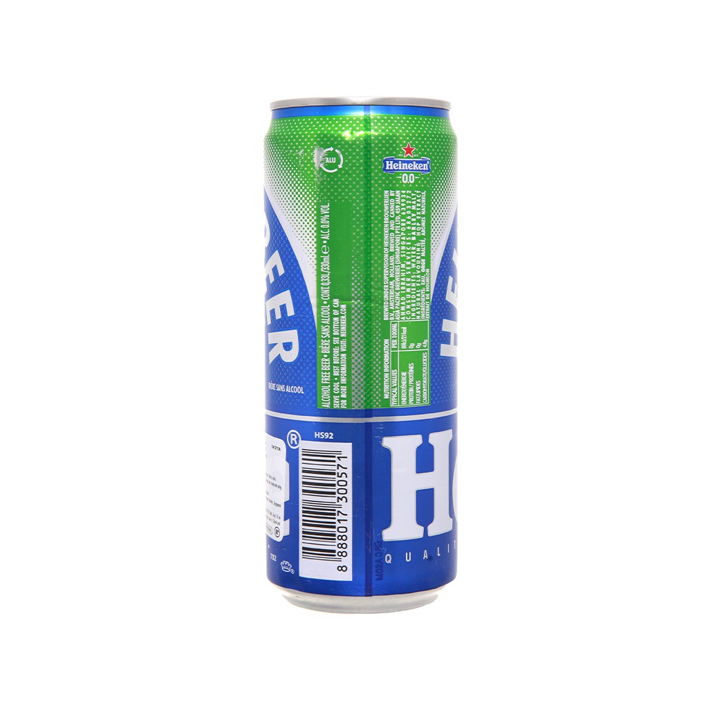 [ EXP:2022-06-15 ] Thùng 24 lon bia Heineken 0.0 330ml/lon