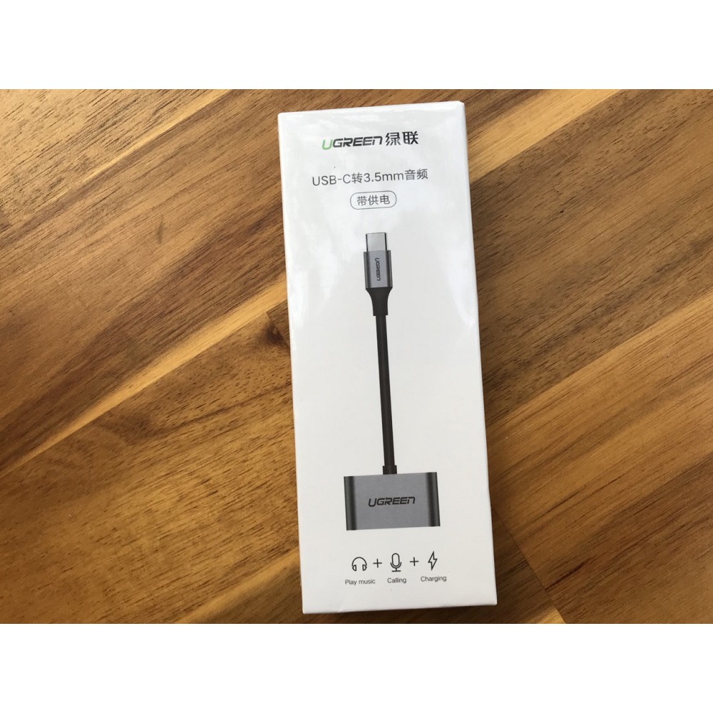 Cáp Chuyển Đổi Type-C To 3,5mm Hỗ Trợ Cổng Sạc USB-C Chính Hãng Ugreen 50596