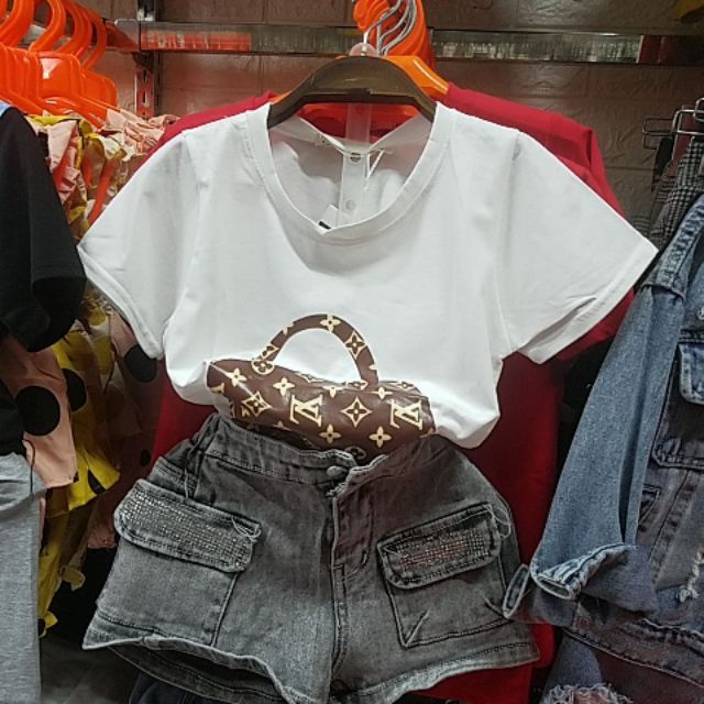 Sét quần bò +áo phông lv