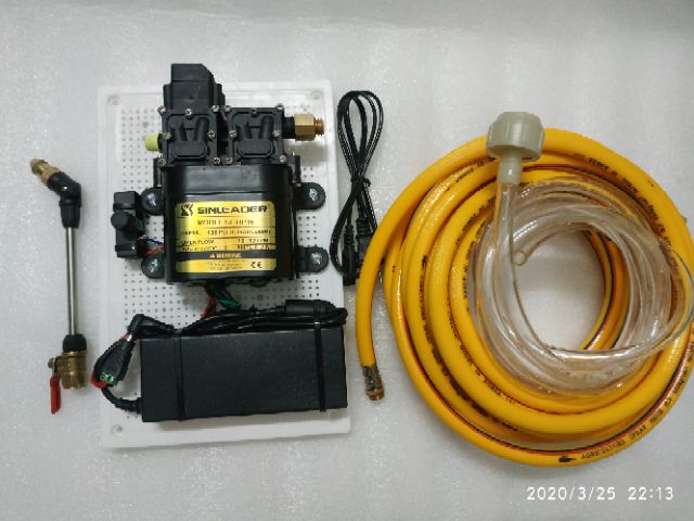 Trọn bộ máy bơm rửa vệ Sinh máy lanh 12v