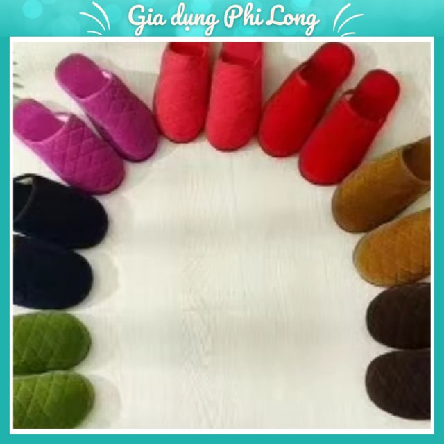 ( Rẻ Vô Địch) DÉP BÔNG ĐI TRONG NHÀ