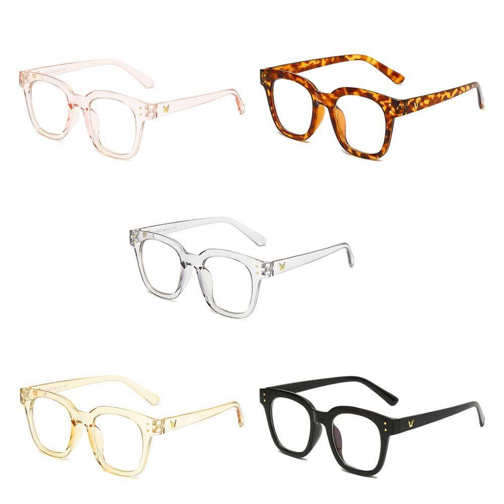 Mắt Kính Gọng Vuông Trong Suốt Phong Cách Cổ Điển Cho Nam Và Nữ
