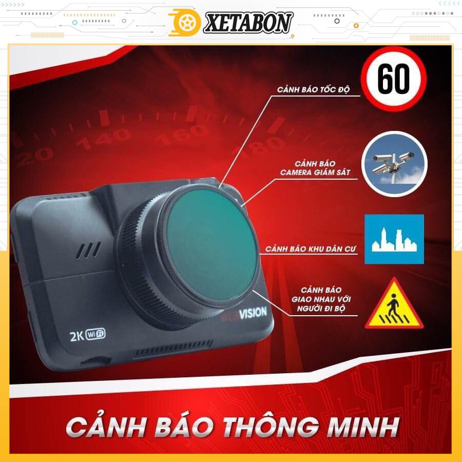 CAMERA HÀNH TRÌNH WEBVISION A18 Cảnh Báo Tốc Độ, Giới Hạn Tốc Độ Bằng giọng Nói, Độ Phân Giải 2k