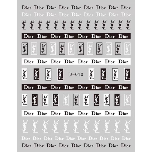 Sticker & Decal dán móng tay thương hiệu nail