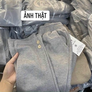 Quần baggy dạ cạp chun