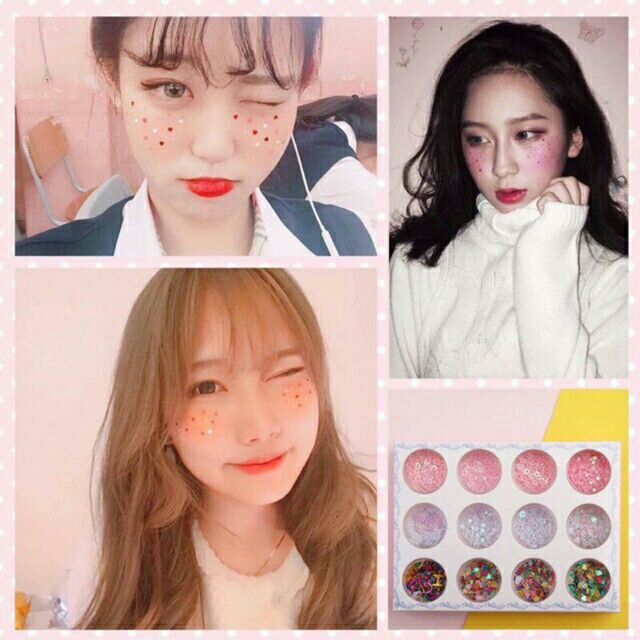 Set 12 Nhũ Makeup Glitter Cực Xinh😍