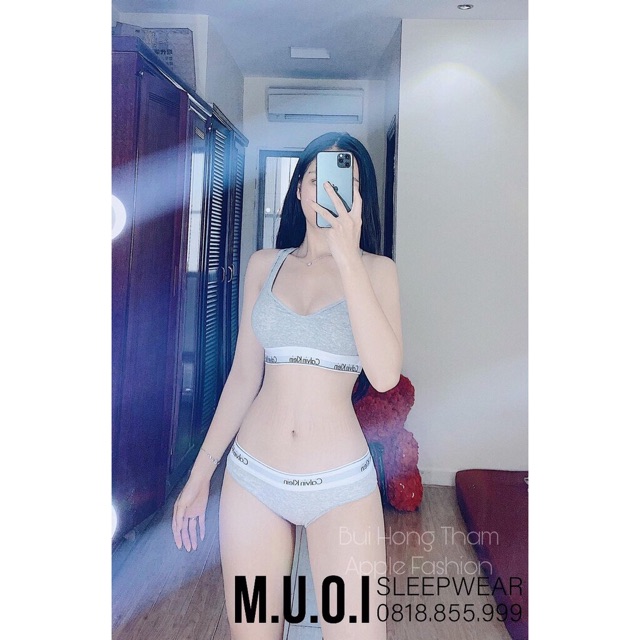 Bộ đồ lót Calvin Klein cao cấp - Hàng có sẵn loai 1 có mút ( video kèm ảnh thật) | BigBuy360 - bigbuy360.vn