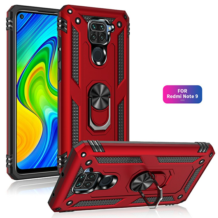 Ốp lưng Redmi Note 9 / Redmi 10X 4G chống sốc quân đội nhẫn iring cao cấp