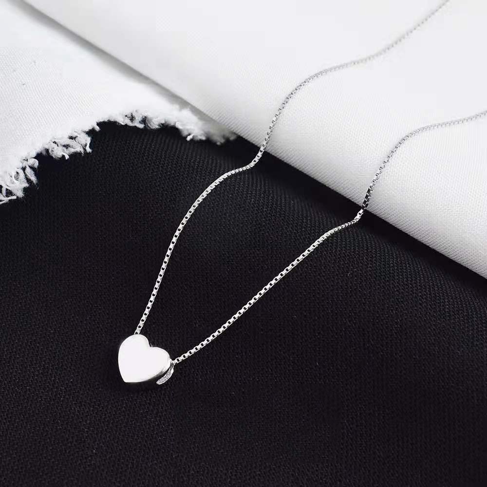 Dây Chuyền Nữ Đính Đá Trái Tim Tình Yêu Đơn Giản DB2527 - Bảo Ngọc Jewelry