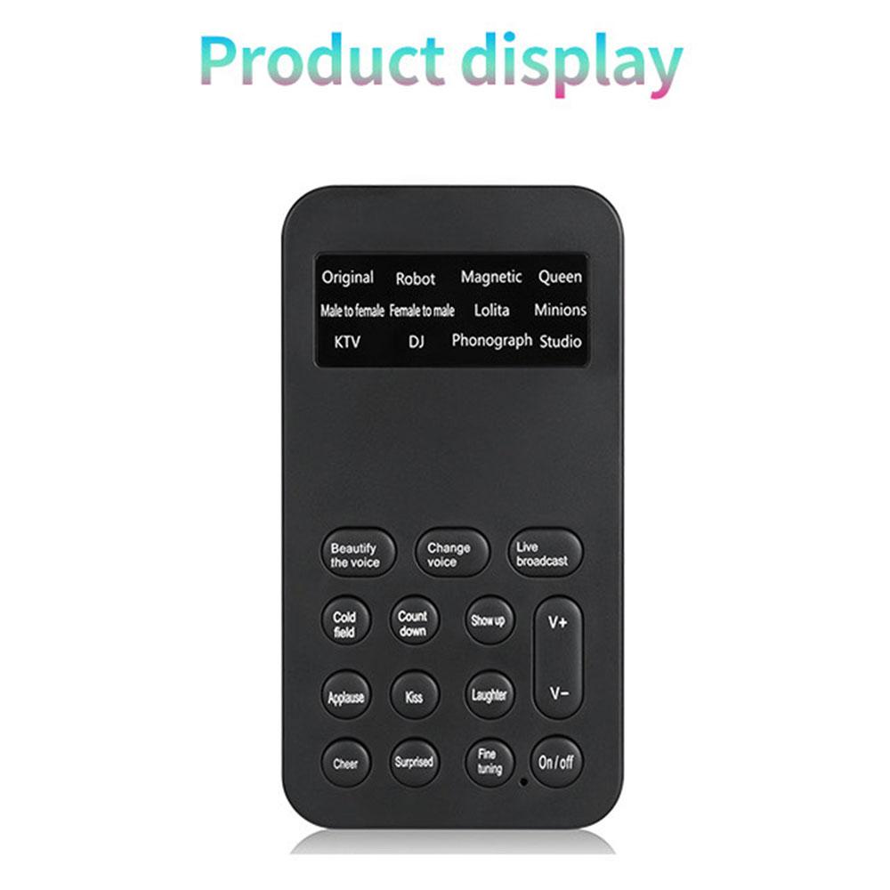 Micro AUGUSTINE 12 Chế Độ Thay Đổi Giọng Nói Cho Điện Thoại / Máy Tính
