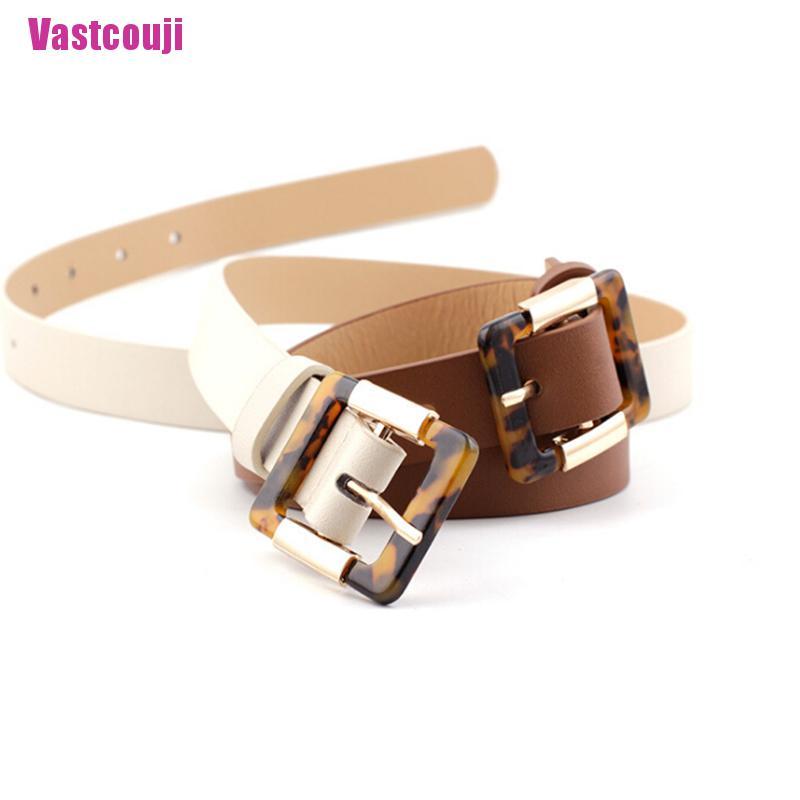 Thắt Lưng Da Mềm Họa Tiết Da Báo Thời Trang Cho Nữ