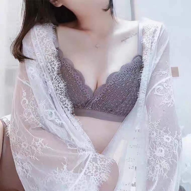 Áo lót nữ su đúc đệm mỏng phối ren hoa baby không gọng quyến rũ 8288 | BigBuy360 - bigbuy360.vn