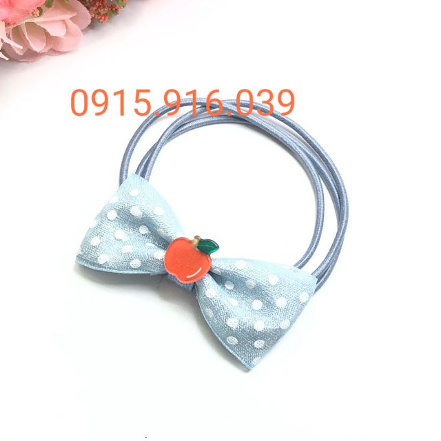 Buộc tóc nơ kim tuyến nhũ hàng đẹp
