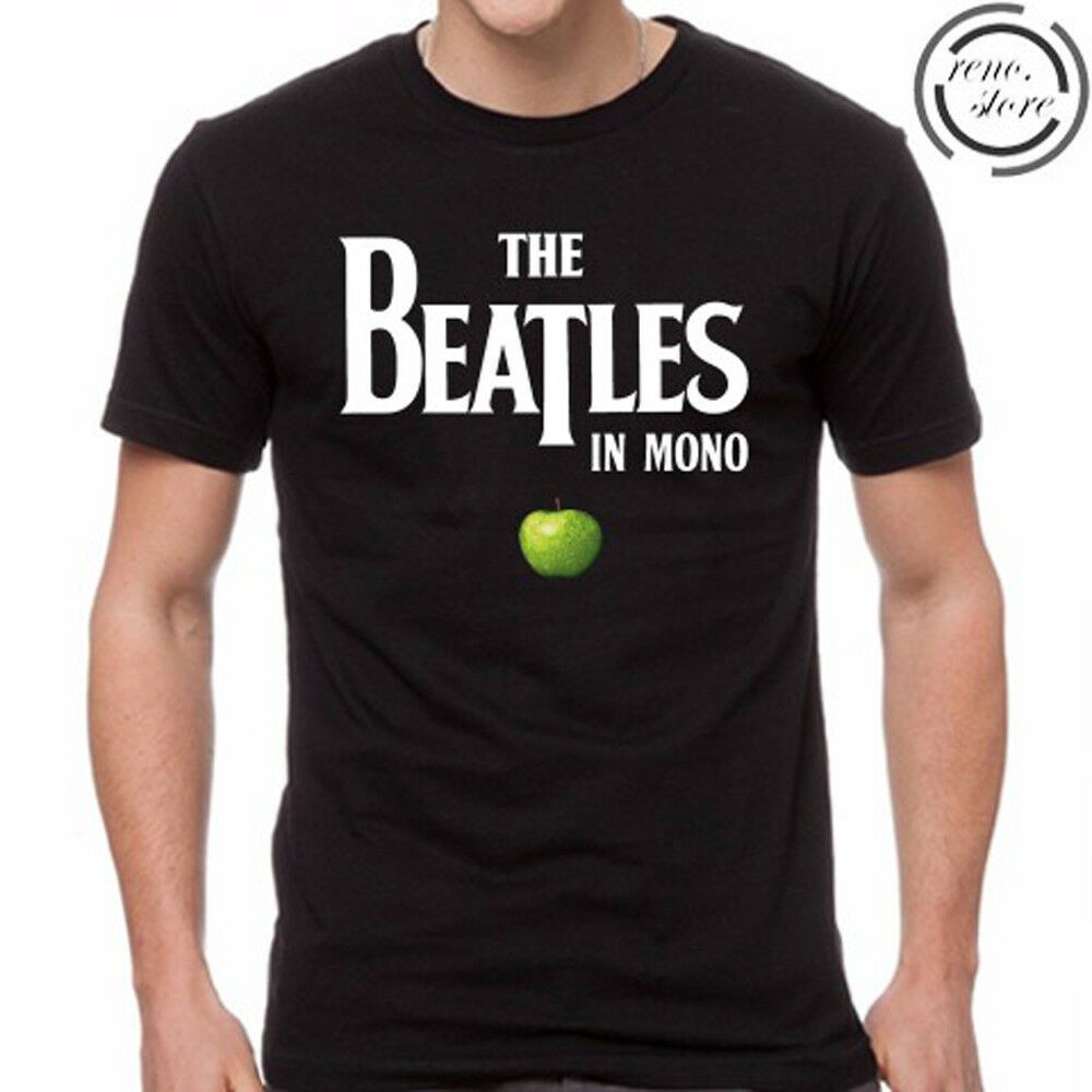 Áo Thun in Hình the beatles in the beatles in the beatles in mono album rock band Đen Thời Trang Mới