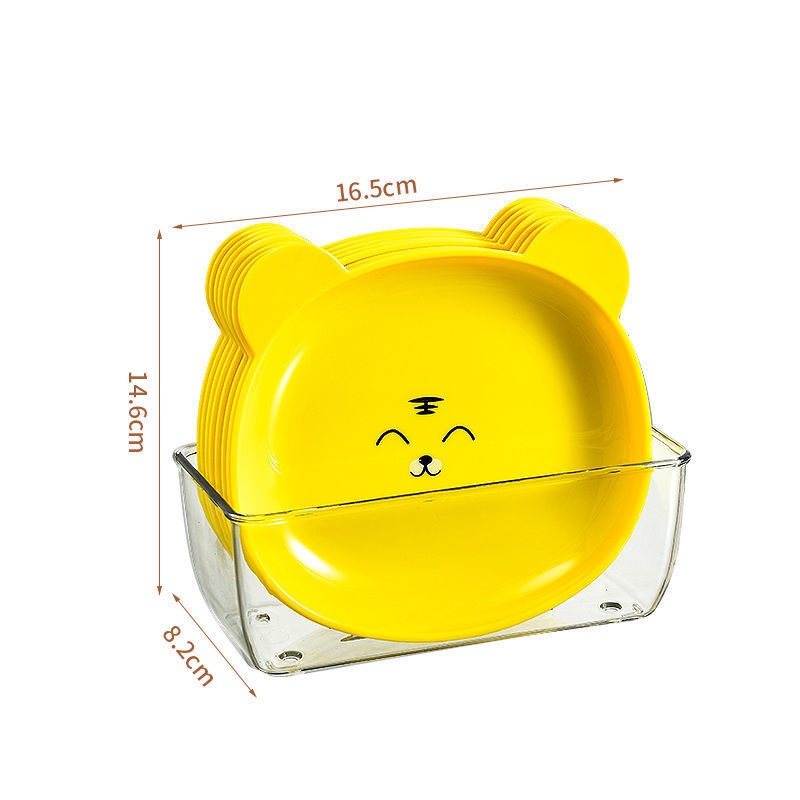 Đĩa đựng đồ ăn decor trang trí đẹp set 8 đĩa tặng kèm khay đựng