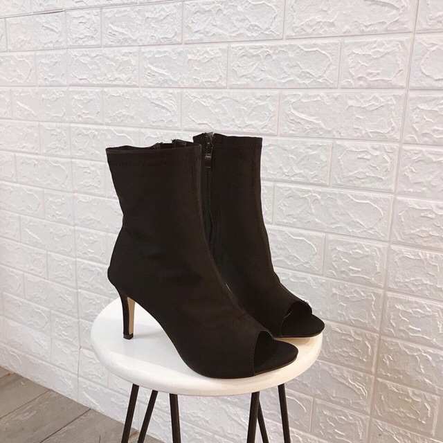 BOOT HỞ MŨI GÓT 7p  ÔM CHÂN TÔN DÁNG