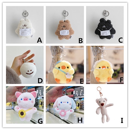 Móc Khóa Hình Động Vật Dễ Thương Phong Cách unisex