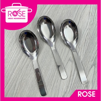 Muỗng thìa cơm phở súp inox cao cấp thép không gỉ - CANH CAM