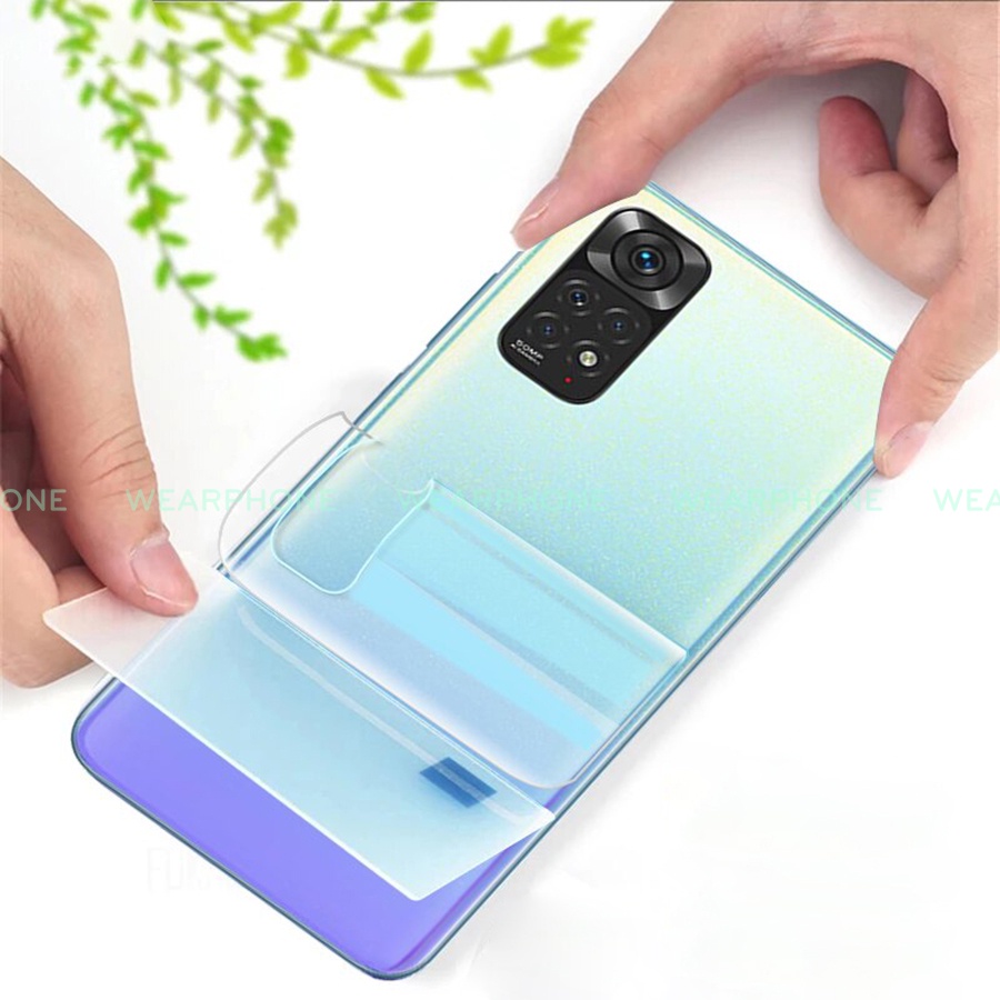 Dán PPF Bảo Vệ Màn Hình + Mặt Lưng Xiaomi Redmi Note 11 / 11S / 11 Pro 5G Dẻo Trong Suốt Chống Va Đập Kính Cường Lực Dẻo