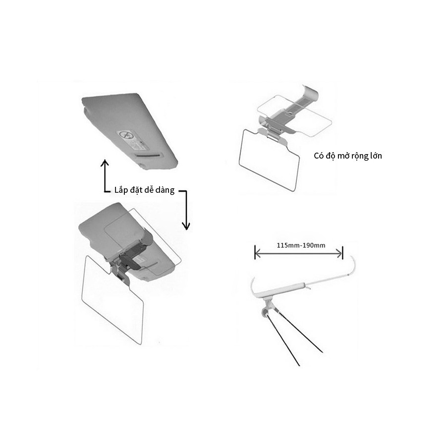 Kính Phân Cực Chống Chói Lóa Khi Lái Xe Ngày Và Đêm 31