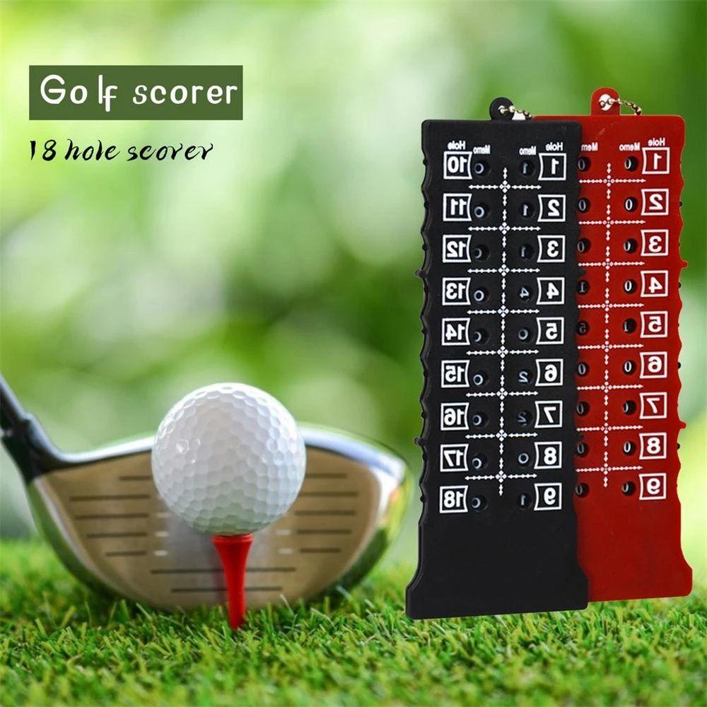 Dụng Cụ Đếm Điểm Chơi Golf 18 Lỗ Kèm Móc Khóa Tiện Dụng