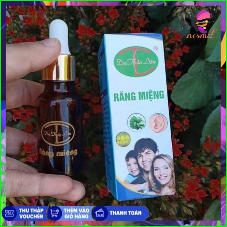 Tinh dầu răng miệng Dạ Thảo Liên 20ml . Hết sâu răng, hôi miệng, nấm lưỡi, nấm tai ,nhiệt miệng (tặng 2 hộp tăm chỉ )