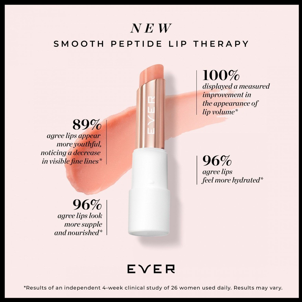 Ever Skincare - Son dưỡng môi Ever Skincare Smooth Peptide Lip Therapy 3.7g